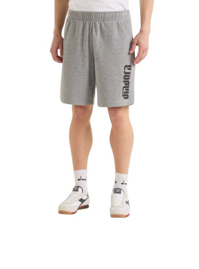 BERMUDA ATHL. LOGO GRIGIO GRATTACIELO MELANGE