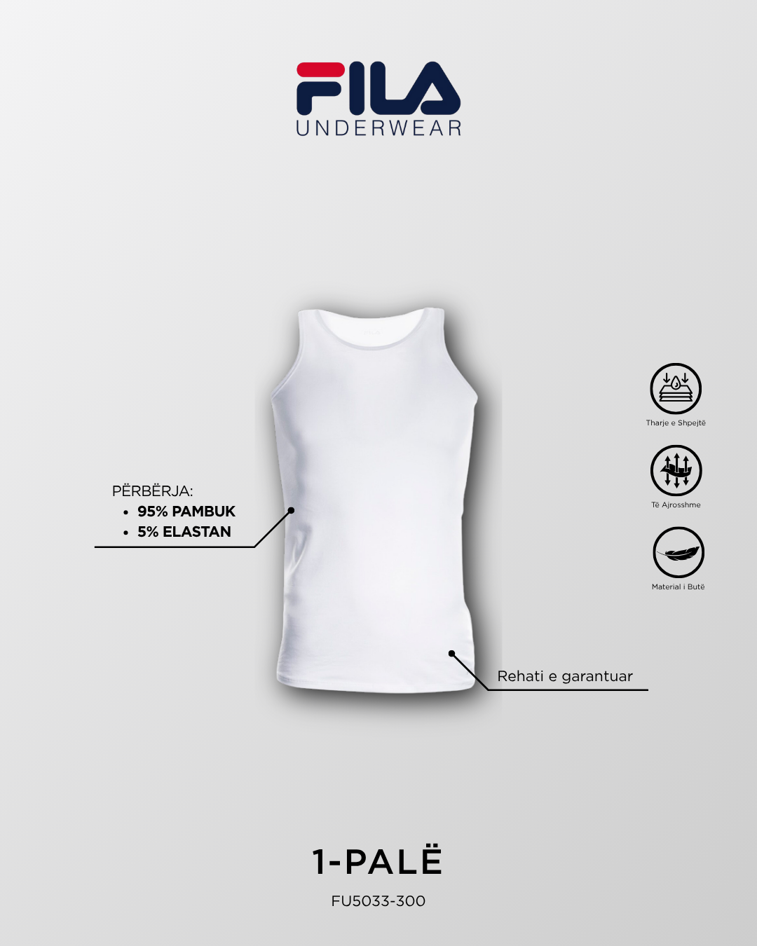 Të Brendshme për Meshkuj, FILA - FU5033-300 - Figura 2