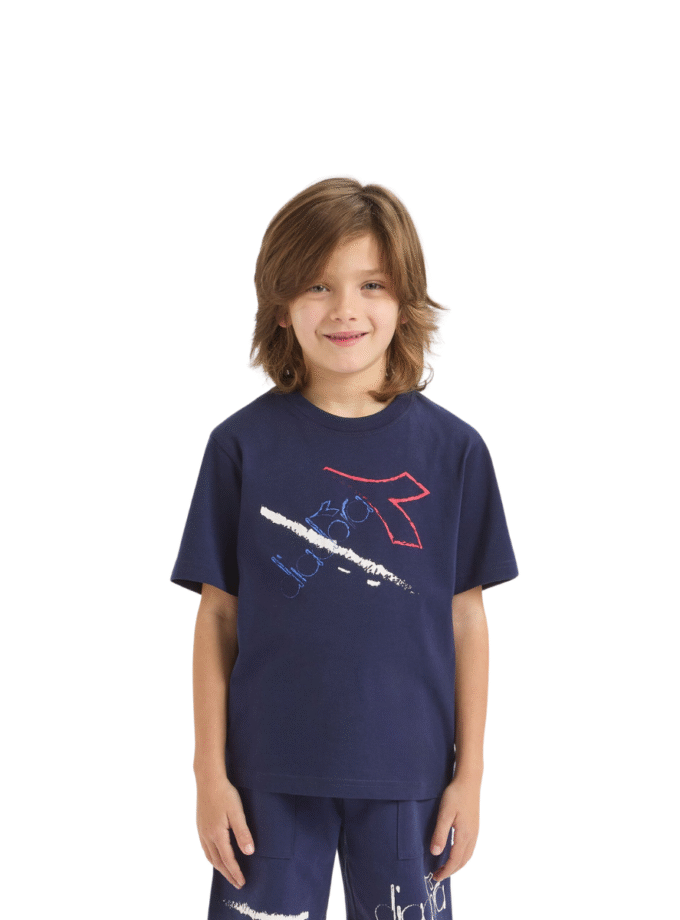 JB. T-SHIRT SS GRAFFITI BL BLU PROFONDO