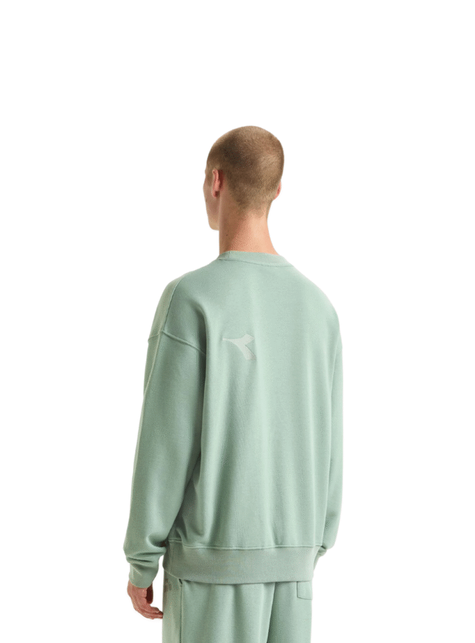 SWEATSHIRT CREW ATHL. LOGO VERDE ICEBERG