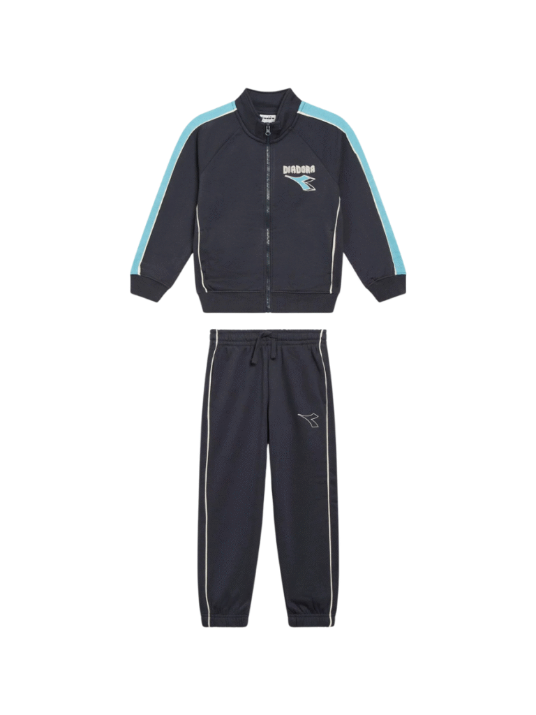 JB. TRACKSUIT FZ LOGO (BR) BLU PROFONDO