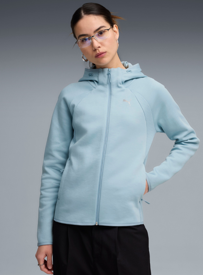 PUMA EVOSTRIPE Full-Zip Hoodie DK