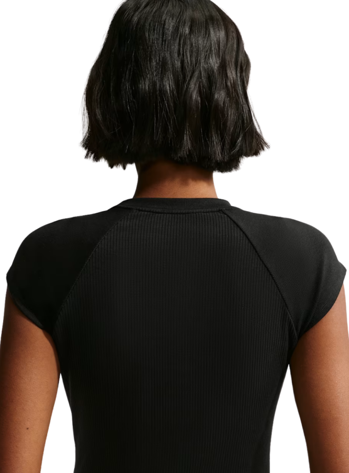 W NSW CHILL KNIT RIB SS TOP