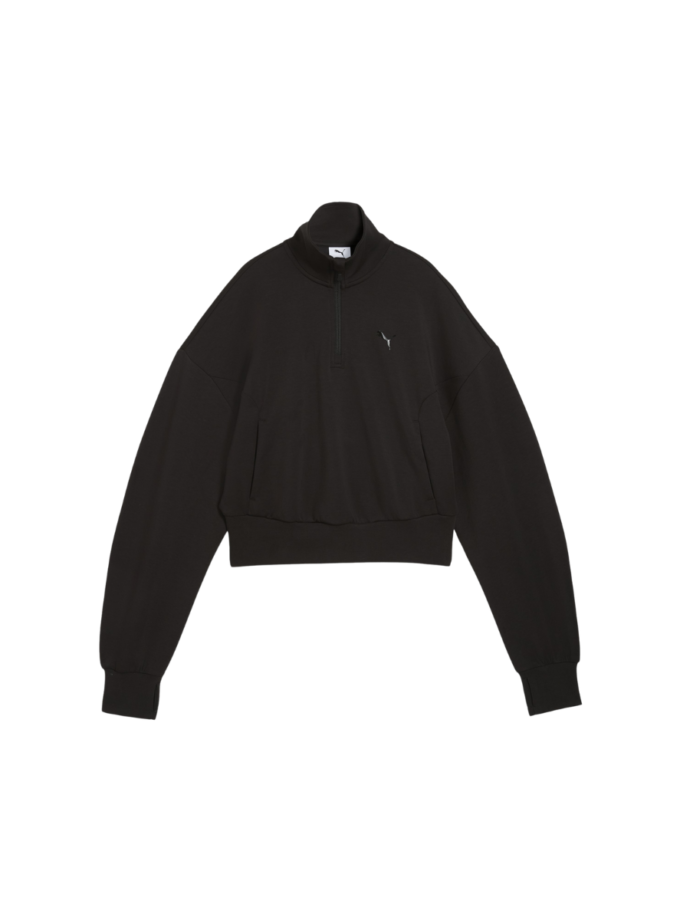 PUMATECH SENSE Balloon Sleeve Soft Touch Half-Zip Crew DK