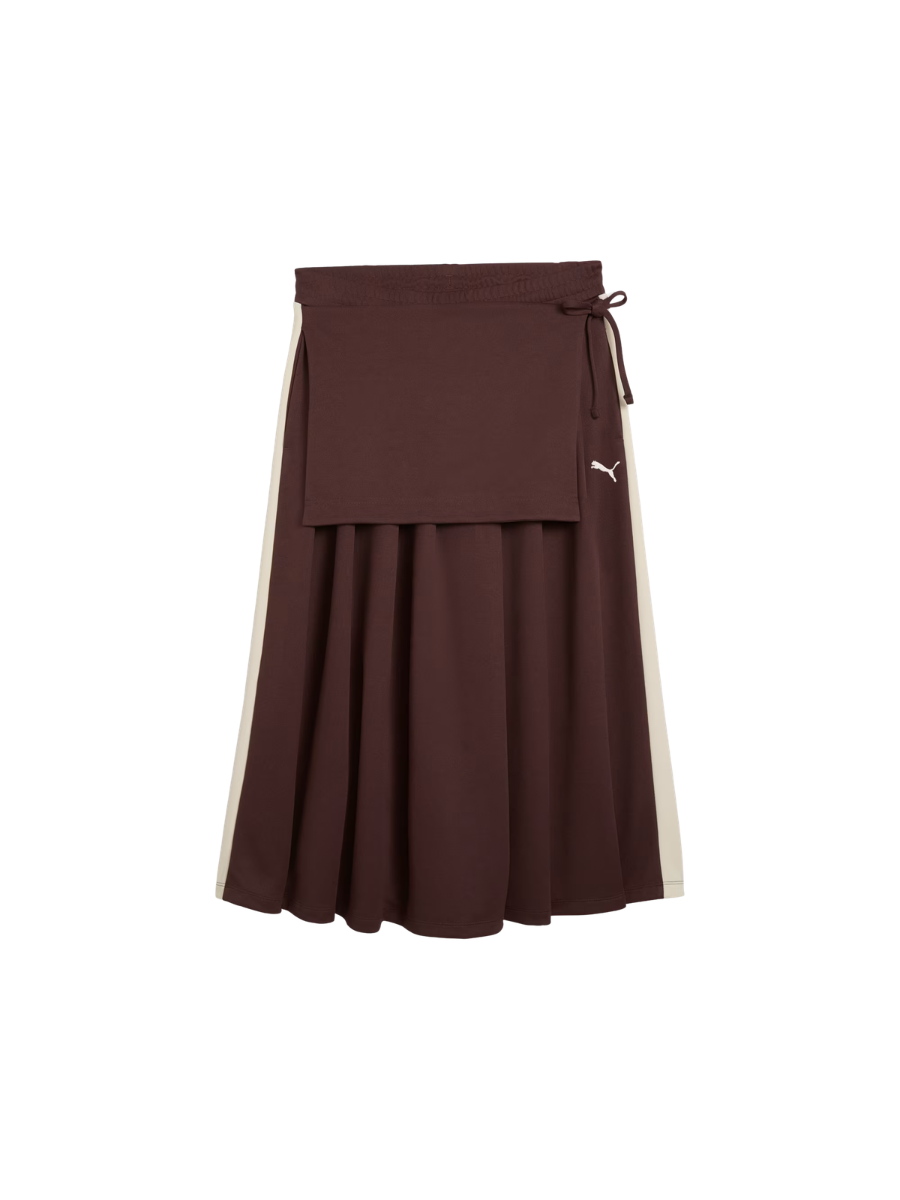 PUMA T7 Midi Pleated Skirt